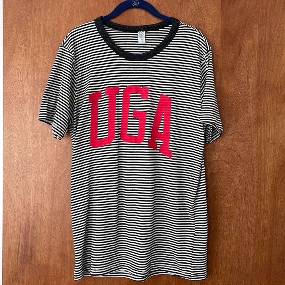 UGA striped T-shirt
